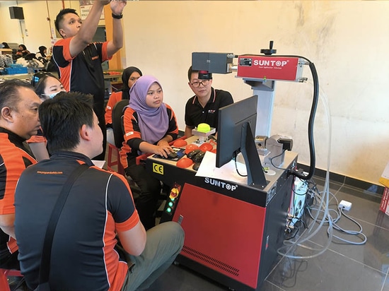 Suntop Delivers 3D UV Laser Marking Machine To Malaysia for Product Upgrade