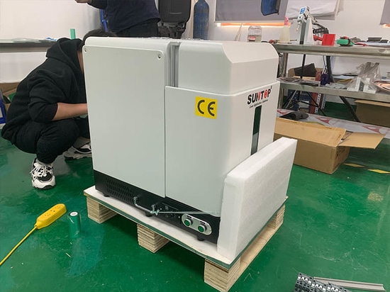 Enclosed Portable Laser Marking Machine Purchased by German Customer Successfully Delivered