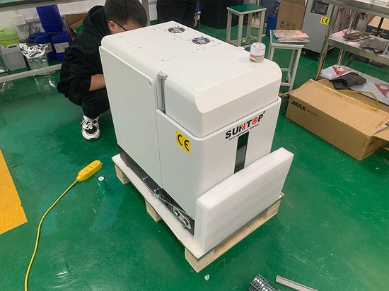 Enclosed Portable Laser Marking Machine Purchased by German Customer Successfully Delivered
