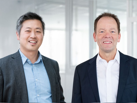 Kendrion experts for electromagnetic gripper solutions and control technology (from left): Laurence Setijoso, Market Segment Manager Magnet Technology, and Dipl.-Ing. Volker Marks, Business Develop...