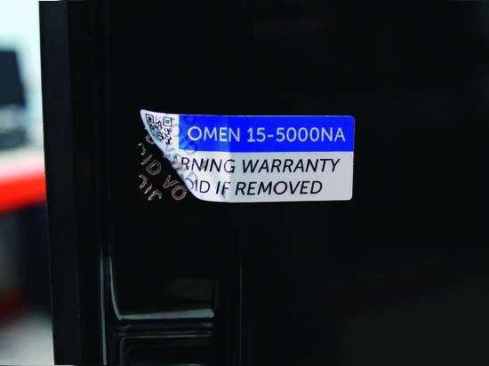 Tamper Evident (Image 2) - VOID (small label)