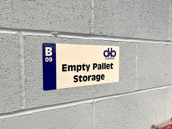 Food Safe and also strong labels for Wall Marking (Storage/Racking)