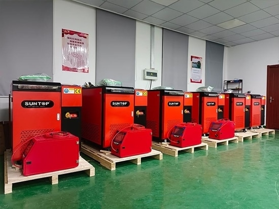 South African Customer's Handheld Laser Welding Machine Assembly Is Completed, After 24 Hours Testing, Ready for Bulk Shipment