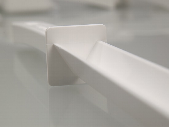 Disposable spatula with transparent sealing sleeve for sampling (Bürkle GmbH)