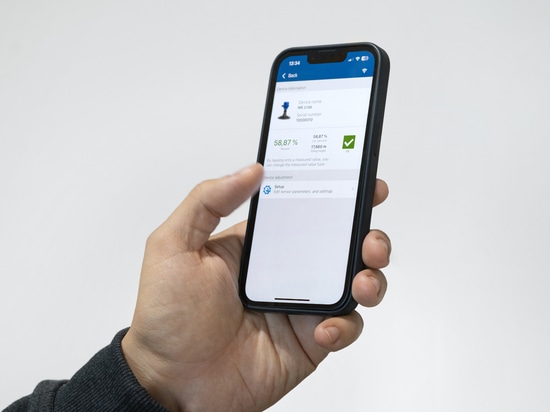 Fast and convenient sensor configuration via the UWT LevelApp