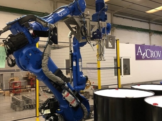Fully automatic plant for drum filling