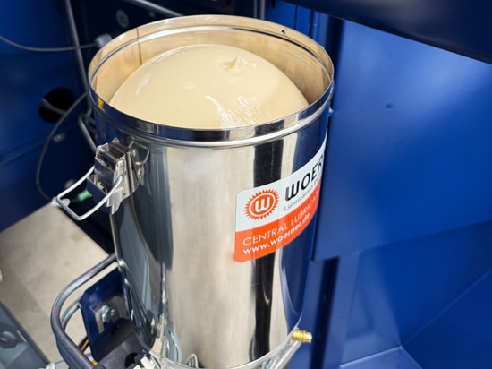 Central lubrication system filled fast and easy