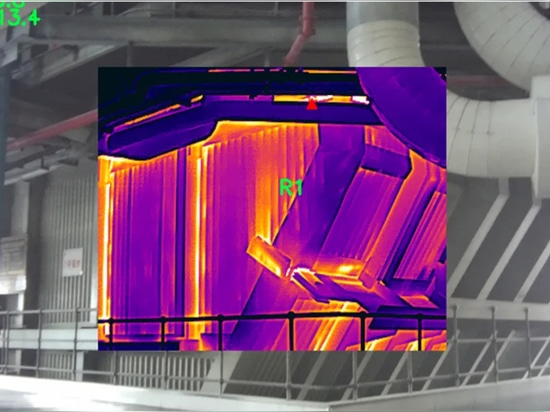 Temperature Monitoring of the Outer Wall of the Boiler