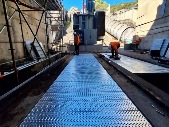 New Sonec project for a hydroelectric site : Exticov LHD covering installed
