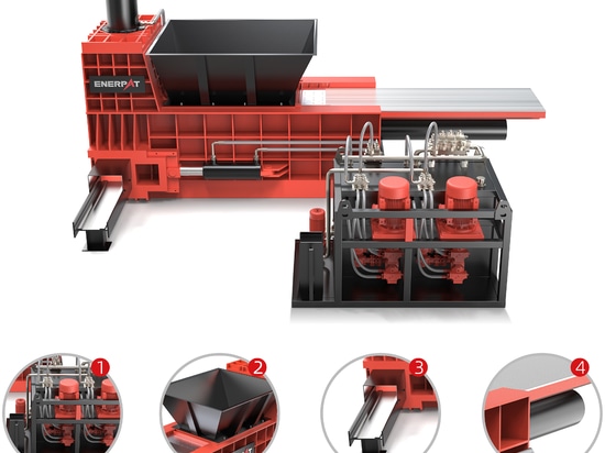 Triple Compression Scrap Metal Baler | Enerpat Case Study – Mexico