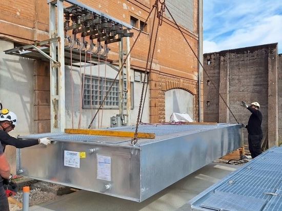 Rapid installation of the ERT MODULO retention system from Sanergrid on an electrical transformer