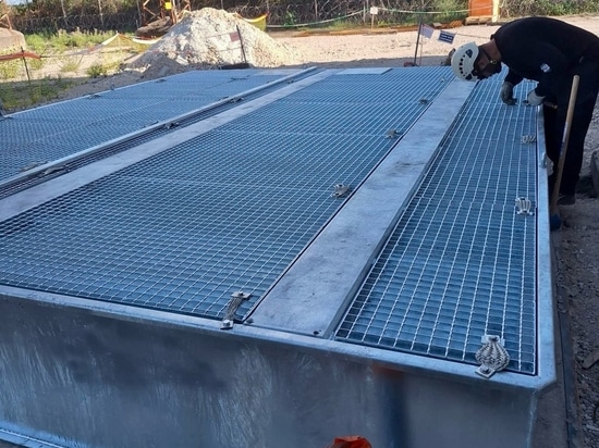 Rapid installation of the ERT MODULO retention system from Sanergrid on an electrical transformer