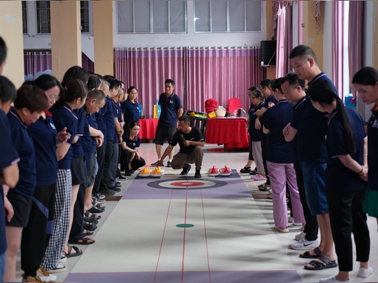 Curling team activity