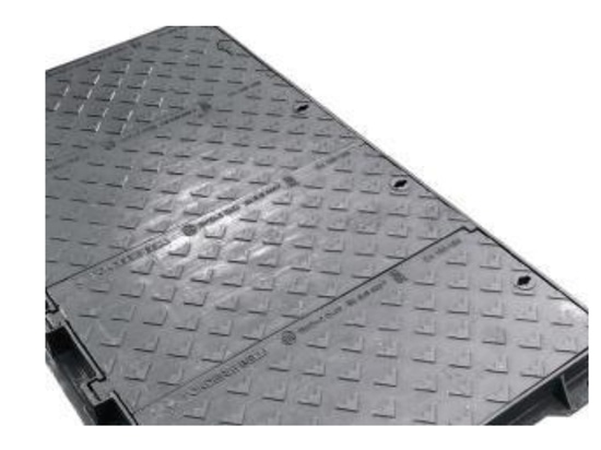 TELE D400 – Modular Ductile Iron Manhole Cover for Heavy-Duty Applications