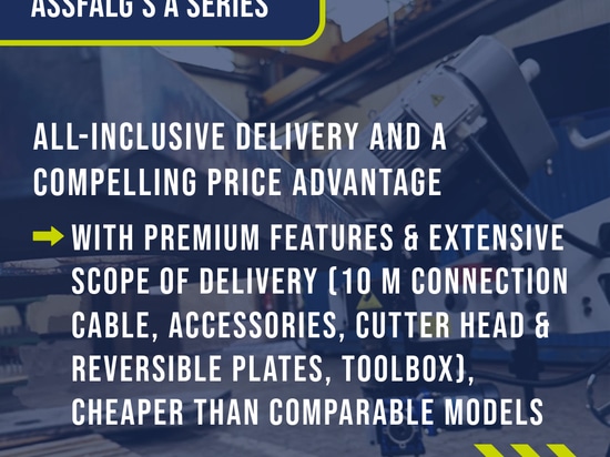 Assfalg's A series redefines weld seam preparation!