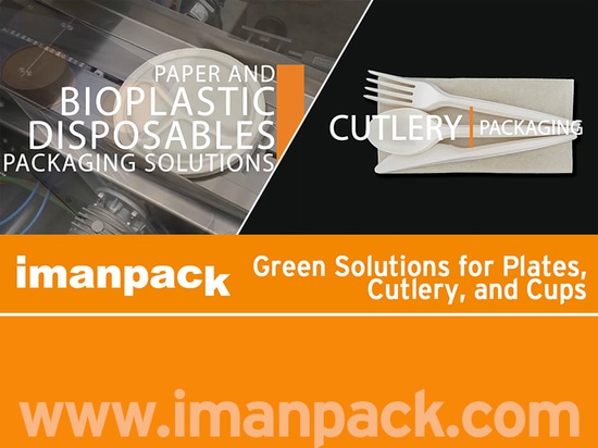 Sustainable packaging for bioplastic tableware and cutlery – video