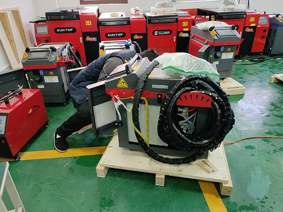 SUNTOP Successfully Delivers 8 Customized 1500W Handheld Laser Welding Machines to Spanish Client