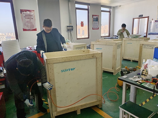 SUNTOP Successfully Delivers 8 Customized 1500W Handheld Laser Welding Machines to Spanish Client
