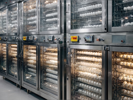 Precise temperature and humidity control in industrial incubators