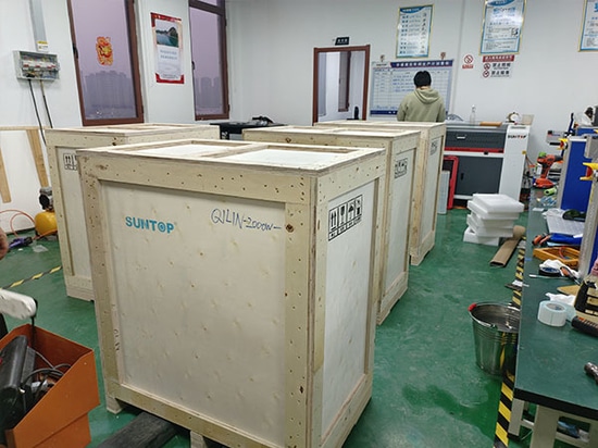 Four Custom 2000W Handheld Laser Welders Shipped to Spanish Client
