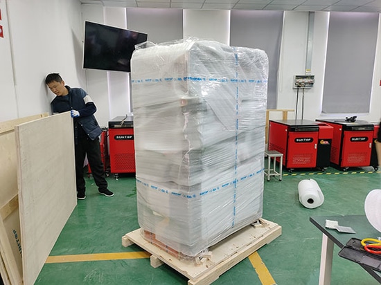 Custom UV Laser Marking Machine for Spanish Client Shipped: Featuring Dual Foot Pedals and Sliding Side Doors