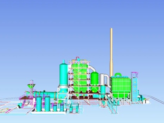 Introduction to the 35,000 tons/year solid-liquid-gas Rotary kiln project of New Energy Limited Company