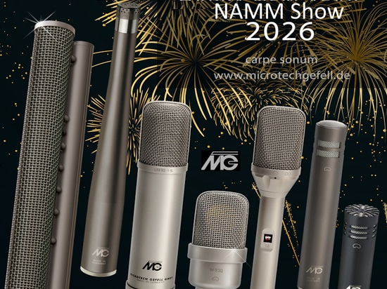 MTG at the NAMM Show 2026 with a wide range of proven and completely new high-end microphones and acoustic systems