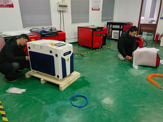 Successful Shipment of 1500W 5-in-1 Handheld Laser Welder to Italian Customer