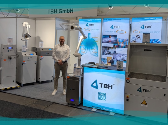 Caglayan Özdil at the TBH booth at Nortec 2026