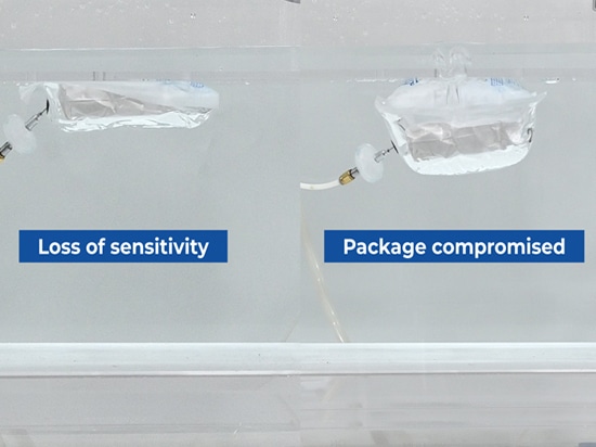 Control Sample below this pressure, the test is not valid
