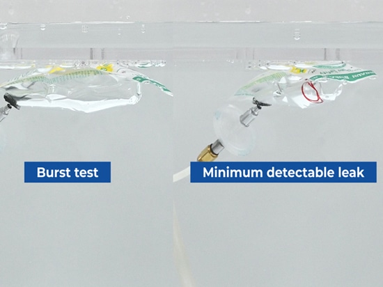 Perform a maximum pressure test, or burst test