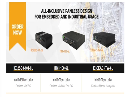 All-Inclusive fanless design for embedded and industrial usage