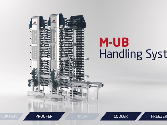 A pan based conveying system designed for delicate products and diverse formats