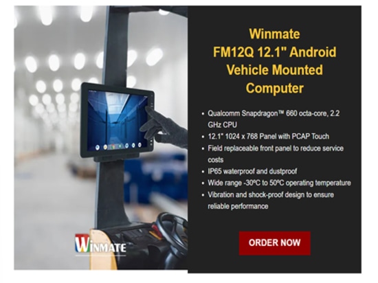 Winmate FM12Q 12.1" Android Vehicle Mounted Computer