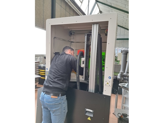 Delivery of our laser marking system