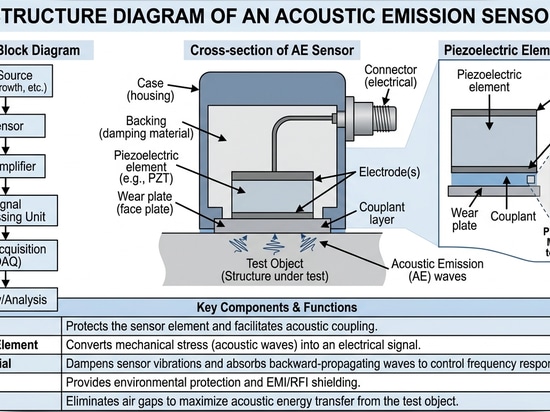 AE sensor structure diagram