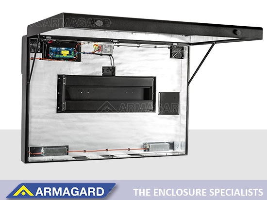 Temperature-Controlled TV Screen Protection for Industrial Environments