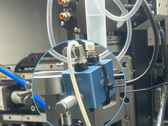 TGU flow sensor for dispensing and coating