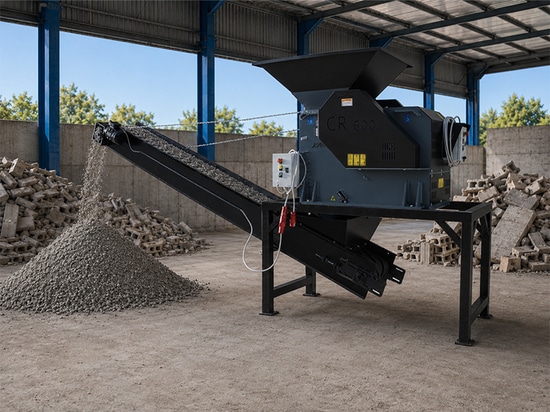 Recovery of concrete product waste directly within the production cycle
