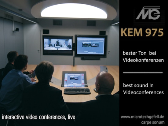 KEM 975 for the best sound in video conferences