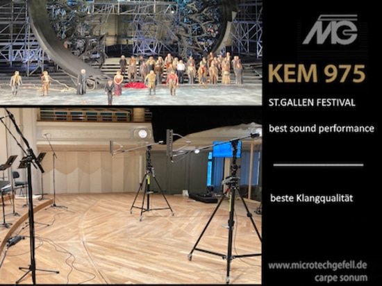 KEM 975 in use at open-air events