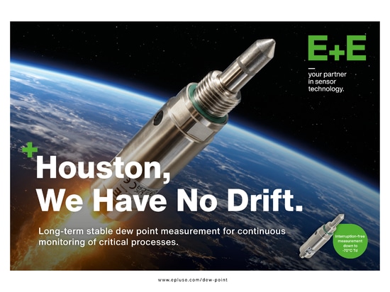 Accurate dew point monitoring with long term stability