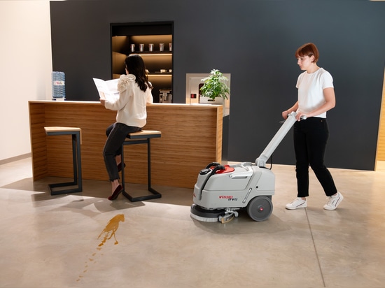 Vispa EVO, the evolution of Comac professional floor scrubber