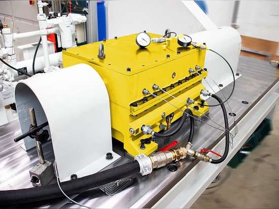 The new high-speed test bench, with which RINGSPANN can provide evidence that the new FHHS housing freewheels are suitable as overtaking freewheels for high speeds. (Image: RINGSPANN)