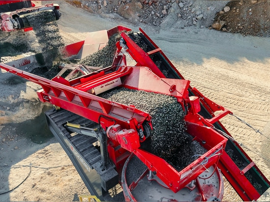 Boratas Crawler VSI Crusher Feeding with Recirculation System