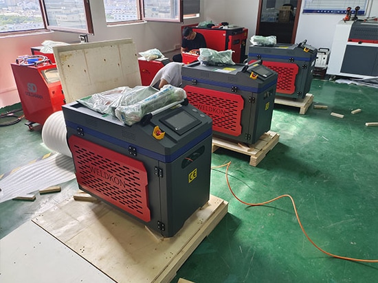 14 Custom Handheld Laser Welding Machines Successfully Exported to Spain