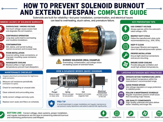 How to Prevent Solenoid Burnout and Extend Lifespan