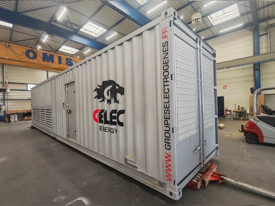 2000 kVA Super-Silenced Containerized Generator Set for an Industrial Site in Hauts-de-France