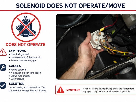solenoid not working