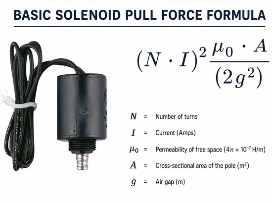 Solenoid force calculation